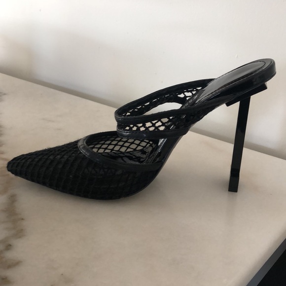 New. Jessica Rich Ysabelle Fishnet Pointed Toe Pump (size 38 / 8) - Picture 4 of 5